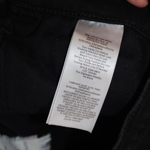 Current/Elliott The High Waist Stilleto Jean Women Size 4 - Picture 10 of 15